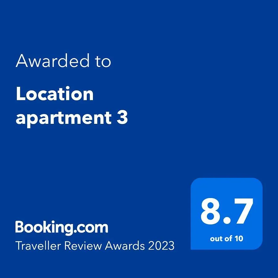 Location apartment 3 Bridlington